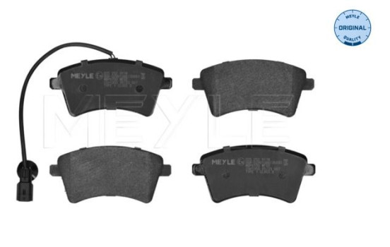 Brake Pad Set, disc brake MEYLE-ORIGINAL Quality 025 252 9118