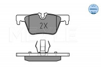 Brake Pad Set, disc brake MEYLE-ORIGINAL Quality 025 253 0717