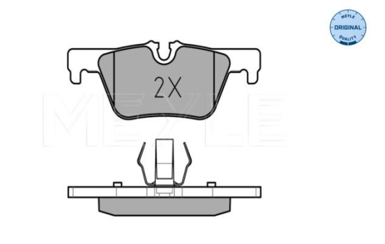 Brake Pad Set, disc brake MEYLE-ORIGINAL Quality 025 253 0717, Image 2