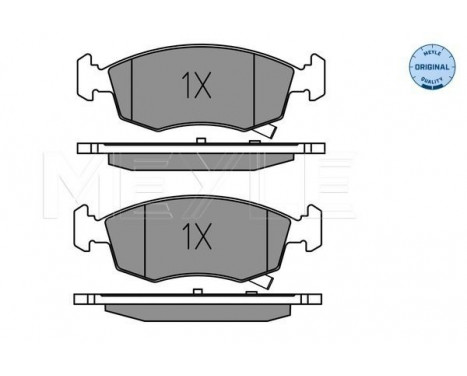 Brake Pad Set, disc brake MEYLE-ORIGINAL Quality 025 253 2317, Image 2