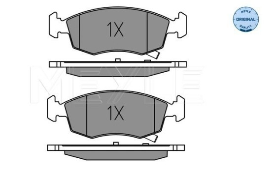 Brake Pad Set, disc brake MEYLE-ORIGINAL Quality 025 253 2317, Image 2