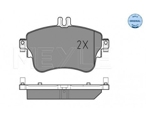 Brake Pad Set, disc brake MEYLE-ORIGINAL Quality 025 253 2619, Image 2