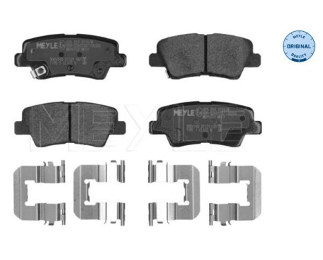 Brake Pad Set, disc brake MEYLE-ORIGINAL Quality 025 253 3715/W, Image 3