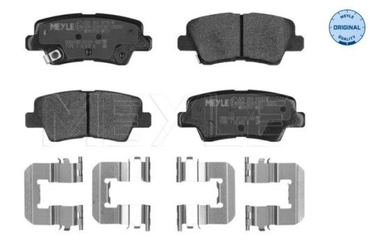 Brake Pad Set, disc brake MEYLE-ORIGINAL Quality 025 253 3715/W