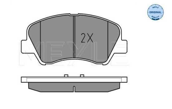 Brake Pad Set, disc brake MEYLE-ORIGINAL Quality 025 253 4818, Image 2