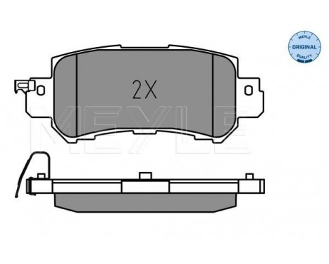Brake Pad Set, disc brake MEYLE-ORIGINAL Quality 025 255 4014, Image 2