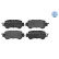 Brake Pad Set, disc brake MEYLE-ORIGINAL Quality 025 255 4014, Thumbnail 3