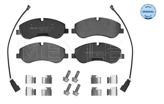 Brake Pad Set, disc brake MEYLE-ORIGINAL Quality 025 256 0217, Image 2