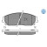 Brake Pad Set, disc brake MEYLE-ORIGINAL Quality 025 256 1019