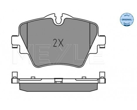 Brake Pad Set, disc brake MEYLE-ORIGINAL Quality 025 256 1718