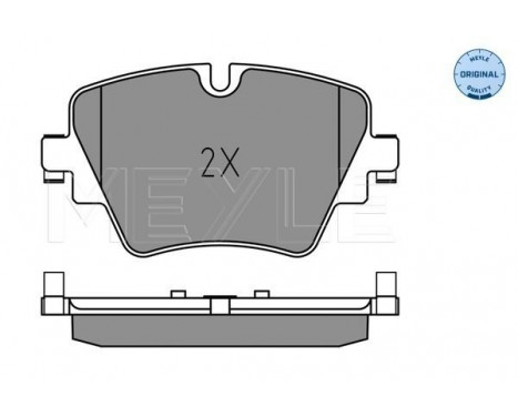 Brake Pad Set, disc brake MEYLE-ORIGINAL Quality 025 256 1718, Image 2