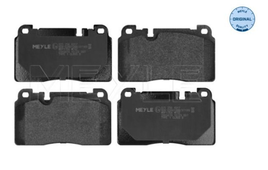 Brake Pad Set, disc brake MEYLE-ORIGINAL Quality 025 256 4317, Image 2