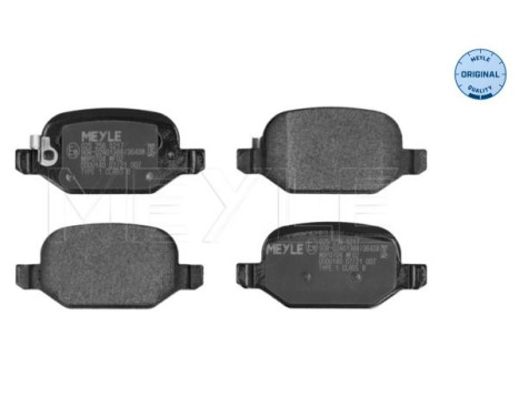 Brake Pad Set, disc brake MEYLE-ORIGINAL Quality 025 256 5217, Image 3