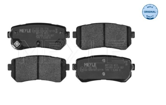 Brake Pad Set, disc brake MEYLE-ORIGINAL Quality 025 256 7716, Image 3