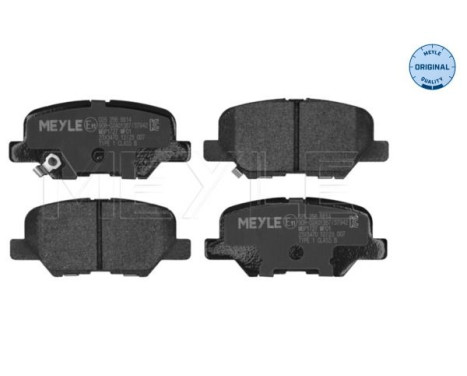 Brake Pad Set, disc brake MEYLE-ORIGINAL Quality 025 256 8814, Image 3