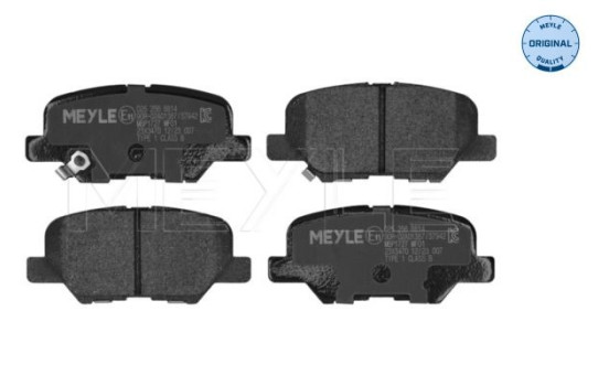 Brake Pad Set, disc brake MEYLE-ORIGINAL Quality 025 256 8814, Image 3