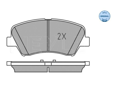 Brake Pad Set, disc brake MEYLE-ORIGINAL Quality 025 256 9218, Image 3