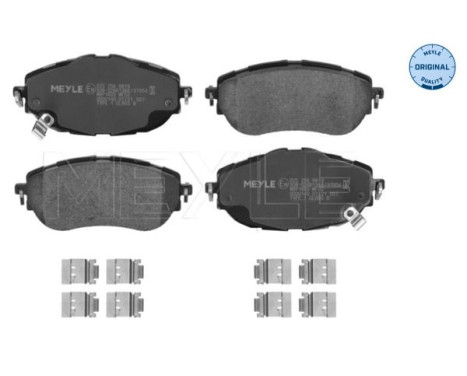 Brake Pad Set, disc brake MEYLE-ORIGINAL Quality 025 256 9819, Image 2