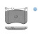 Brake Pad Set, disc brake MEYLE-ORIGINAL Quality 025 257 0617