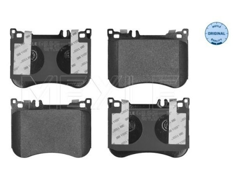 Brake Pad Set, disc brake MEYLE-ORIGINAL Quality 025 257 0617, Image 2