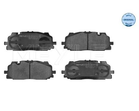 Brake Pad Set, disc brake MEYLE-ORIGINAL Quality 025 258 6117, Image 3