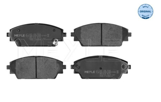 Brake Pad Set, disc brake MEYLE-ORIGINAL Quality 025 258 7516, Image 3