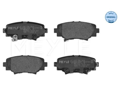 Brake Pad Set, disc brake MEYLE-ORIGINAL Quality 025 258 7814, Image 3