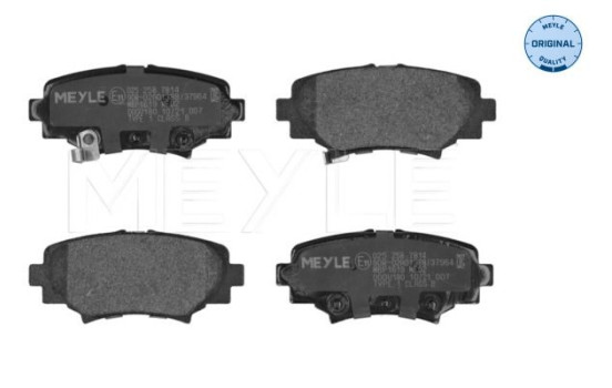 Brake Pad Set, disc brake MEYLE-ORIGINAL Quality 025 258 7814, Image 3
