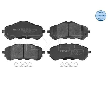 Brake Pad Set, disc brake MEYLE-ORIGINAL Quality 025 258 9518, Image 3