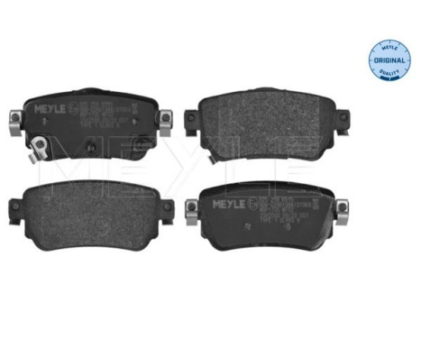Brake Pad Set, disc brake MEYLE-ORIGINAL Quality 025 259 6515, Image 3
