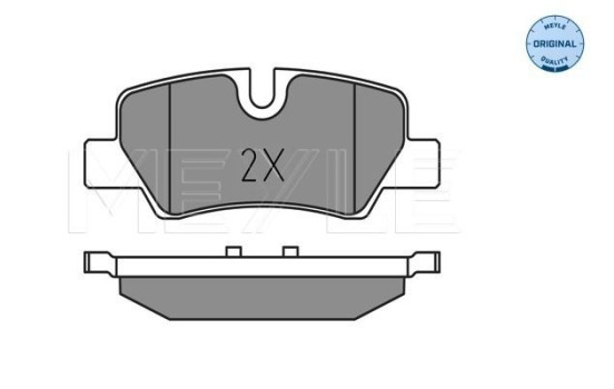 Brake Pad Set, disc brake MEYLE-ORIGINAL Quality 025 259 8016