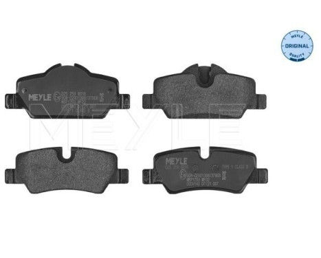 Brake Pad Set, disc brake MEYLE-ORIGINAL Quality 025 259 8016, Image 2