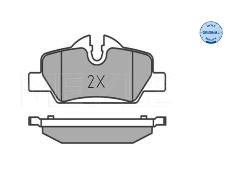 Brake Pad Set, disc brake MEYLE-ORIGINAL Quality 025 259 8016, Image 3