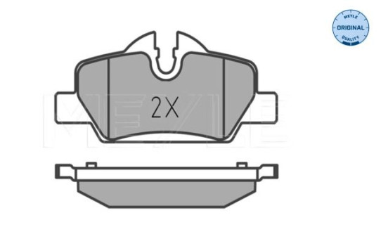 Brake Pad Set, disc brake MEYLE-ORIGINAL Quality 025 259 8016, Image 3