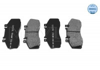 Brake Pad Set, disc brake MEYLE-ORIGINAL Quality 025 290 6522