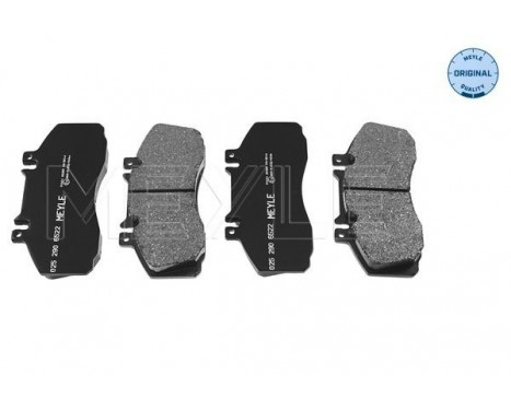 Brake Pad Set, disc brake MEYLE-ORIGINAL Quality 025 290 6522