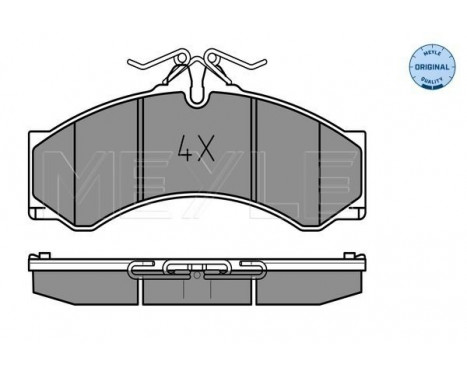 Brake Pad Set, disc brake MEYLE-ORIGINAL Quality 025 290 7620