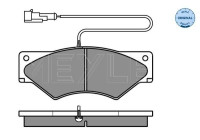 Brake Pad Set, disc brake MEYLE-ORIGINAL Quality 025 291 0720/W