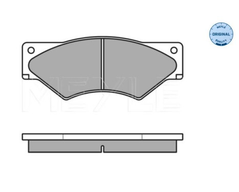 Brake Pad Set, disc brake MEYLE-ORIGINAL Quality 025 291 0720/W, Image 2