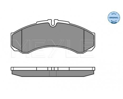 Brake Pad Set, disc brake MEYLE-ORIGINAL Quality 025 291 2117