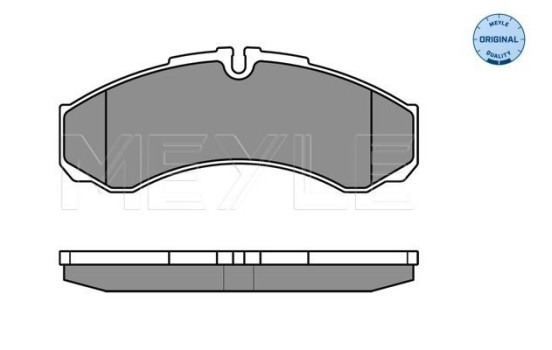Brake Pad Set, disc brake MEYLE-ORIGINAL Quality 025 291 2117