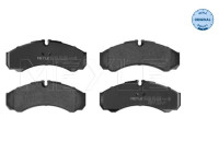 Brake Pad Set, disc brake MEYLE-ORIGINAL Quality 025 291 2120