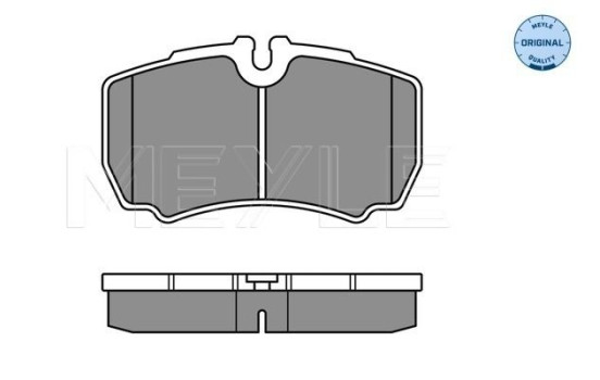 Brake Pad Set, disc brake MEYLE-ORIGINAL Quality 025 291 2320