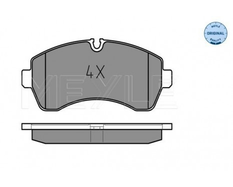 Brake Pad Set, disc brake MEYLE-ORIGINAL Quality 025 292 0020