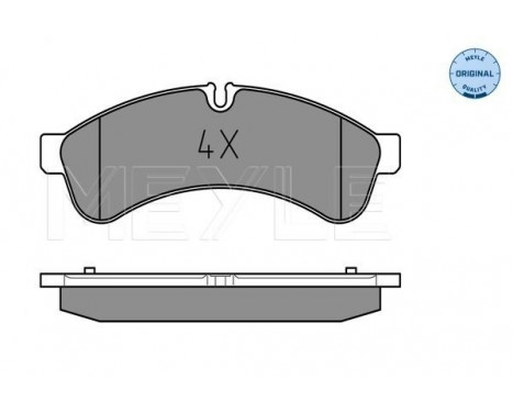 Brake Pad Set, disc brake MEYLE-ORIGINAL Quality 025 292 3122