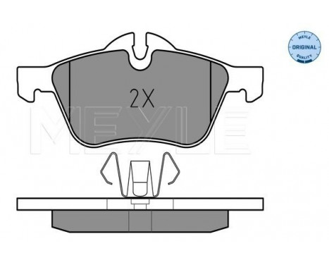 Brake Pad Set, disc brake MEYLE-ORIGINAL Quality