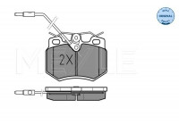 Brake Pad Set, disc brake MEYLE-ORIGINAL Quality