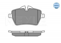 Brake Pad Set, disc brake MEYLE-ORIGINAL Quality