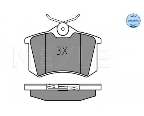 Brake Pad Set, disc brake MEYLE-ORIGINAL Quality, Image 2