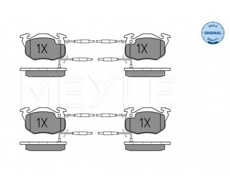 Brake Pad Set, disc brake MEYLE-ORIGINAL Quality